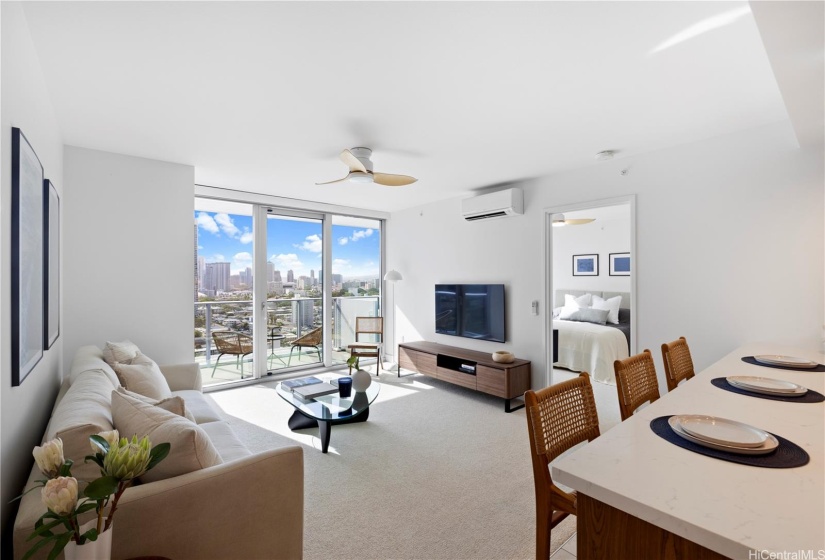 Kitchen Counter/ Living Room