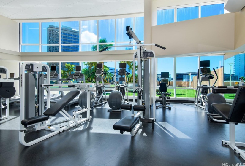 East and West Tower has a fitness center.