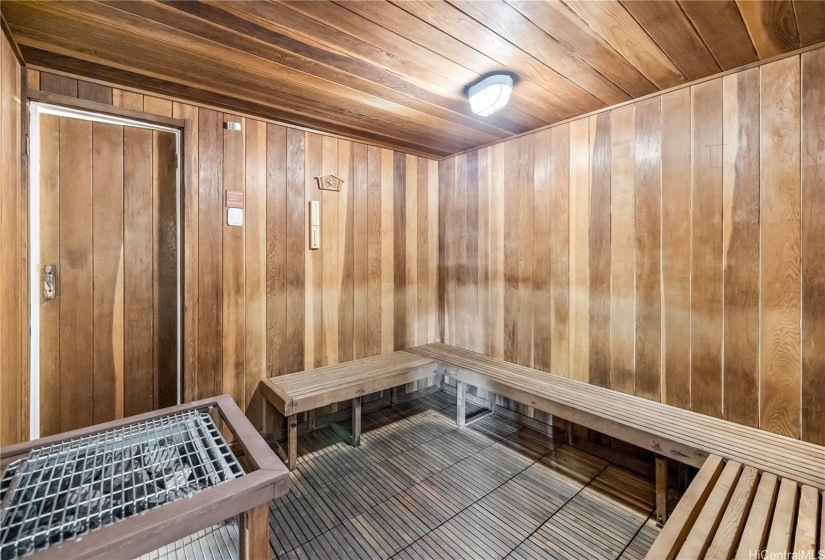 3rd floor Sauna.