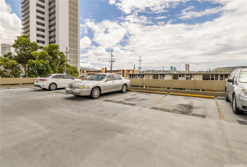 10 Guest parking stalls, 1st and 3rd floor.