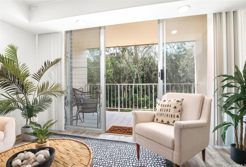 Living Room and Lanai