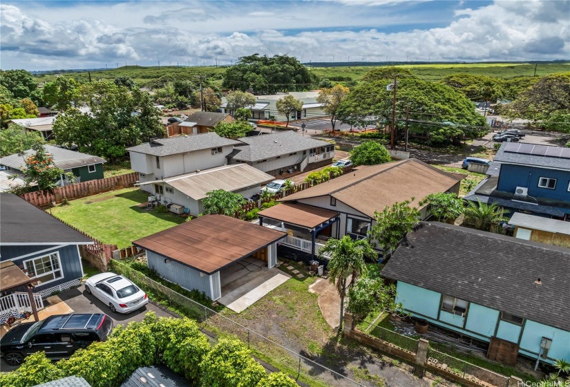 View of home from above