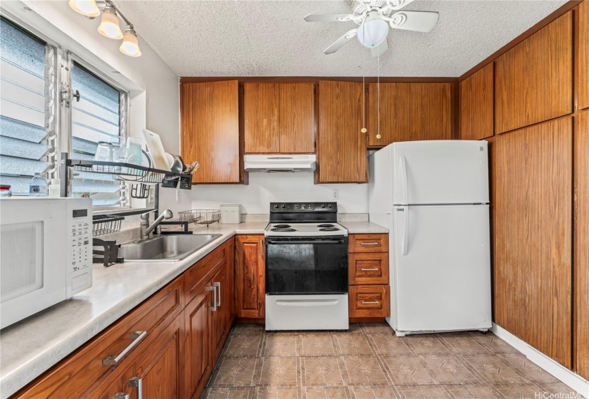 Kitchen with TONS of storage (right side)