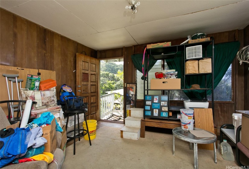 Existing living room.