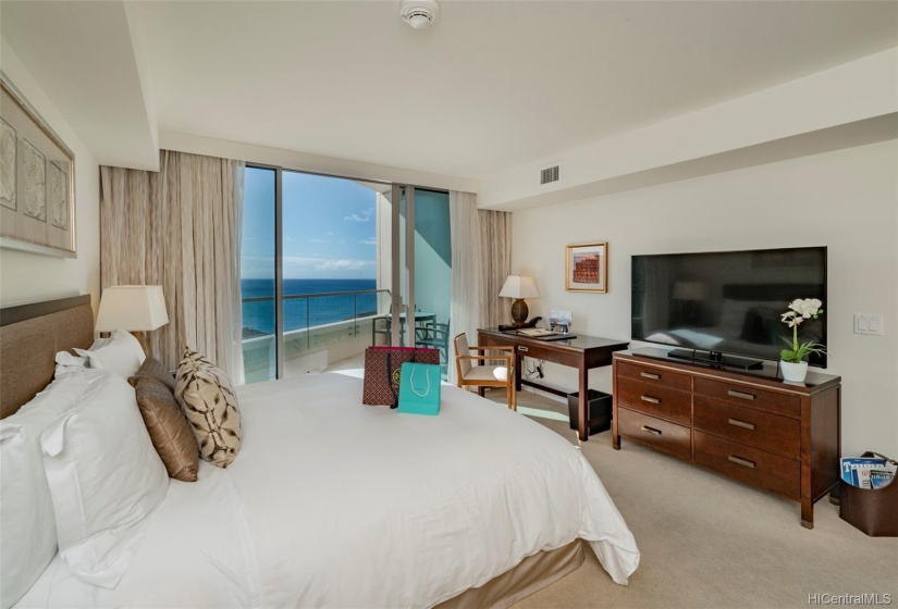 Luxurious large studio overlooking beautiful ocean views.