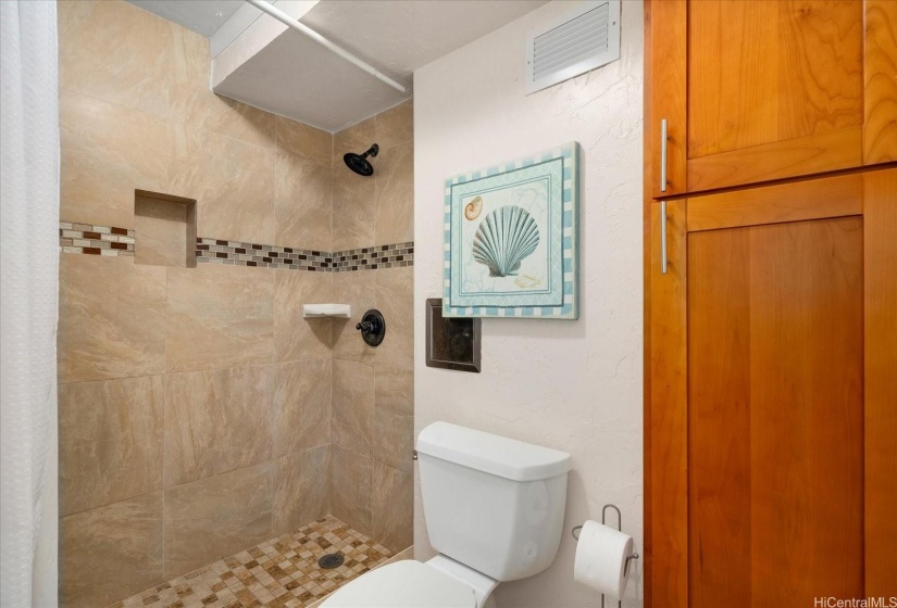 Fully Tiled Shower