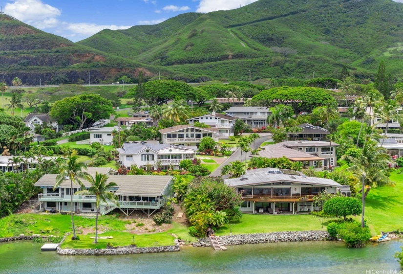 Welcome to 44-313 Kaneohe Bay Drive #B, a 4 bed, 3 bath luxury residence built in 1993 on a private lane, featuring underground electricity, with only 7 other well-maintained custom homes that all show a tremendous pride of ownership. This home is located on the border of Kailua and Kaneohe with easy access to the H3 freeway making your work and school commutes seamless. The property is just a 3 minute drive to Kailua and is located within the Kailua school district.