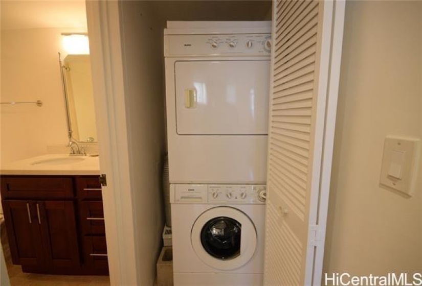 Washer and dryer