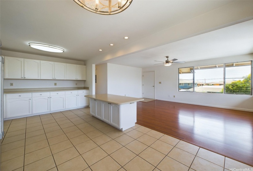 Upstairs kitchen/ living room