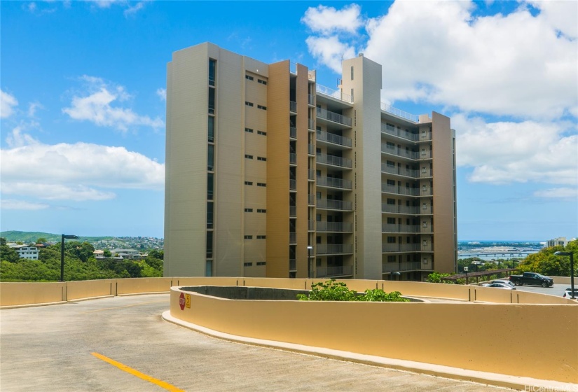 Preferred Bldg #2 as you enter the spiral driveway to the unit on B level