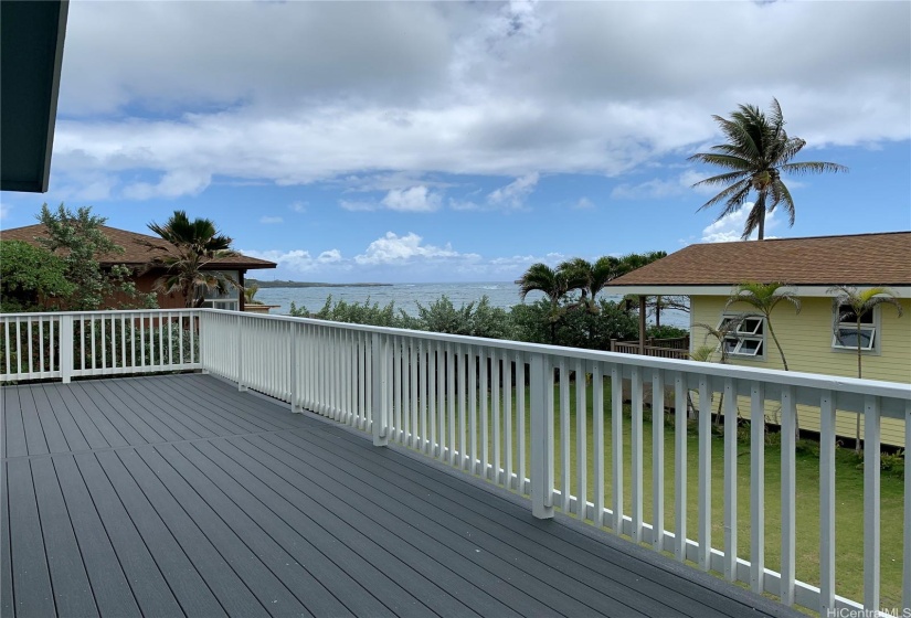 768 sf. Deck with ocean and foliage views