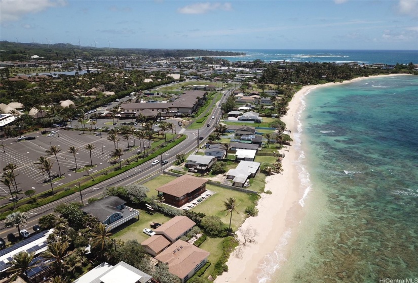 Looking north towards Laie Point