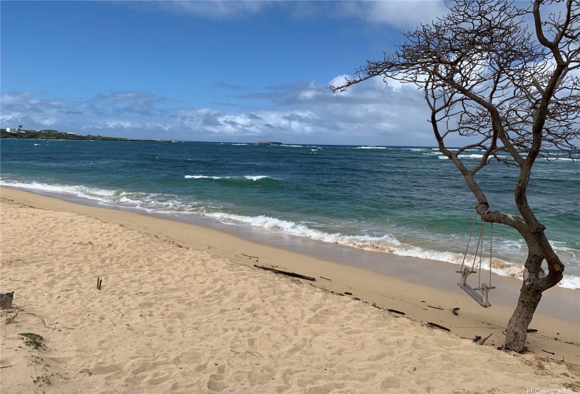 Beautiful sandy beach