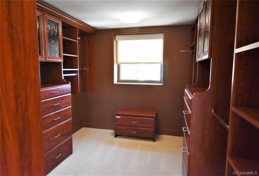 Master bedroom closet