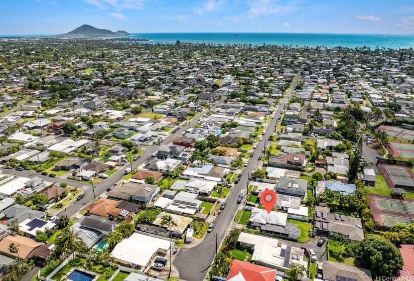 Cozy and comfortable home on end of cul-de-sac. Kailua Oahu Hawaii