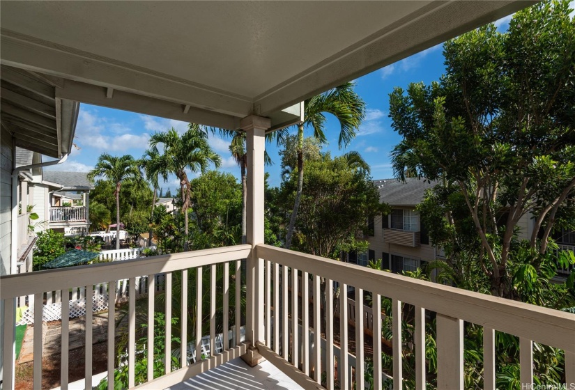 Large lanai for lounging or play area or just being outdoors with no yard work.