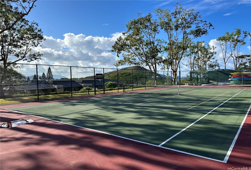 Bluestone's impressive resort-like amenities include a saltwater pool, sauna, clubhouse, tennis courts/pickle ball, and scenic paths winding through the lushly landscaped 50+ acre grounds.