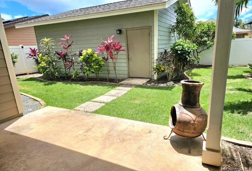 Back Yard to Garage