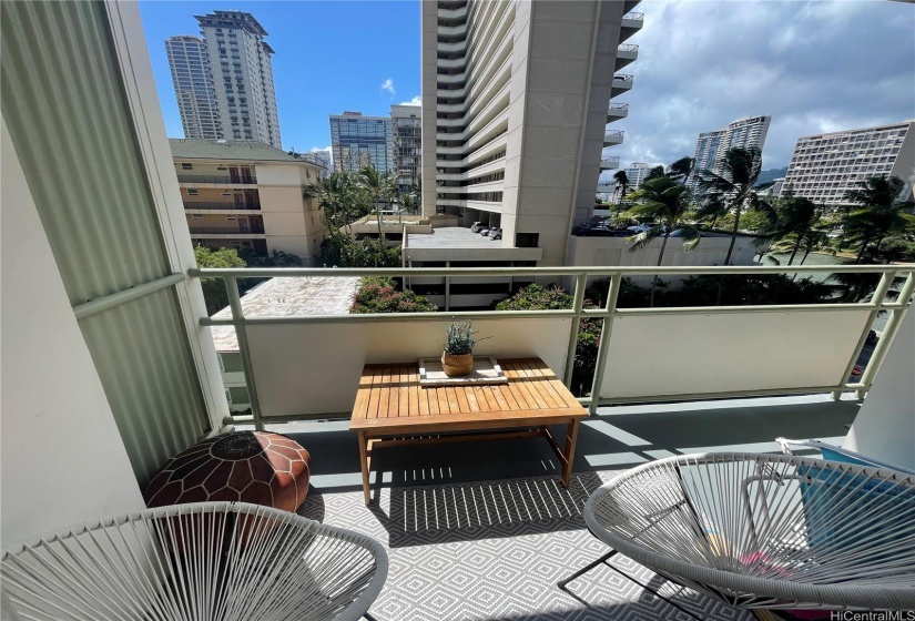 Lanai of bedroom