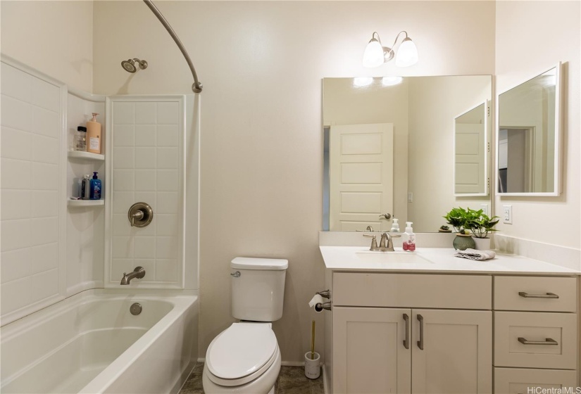 Guest Bathroom, plus 1st Full Bathroom on the main level.