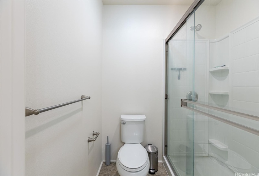 Primary en suite includes separate room with toilet and walk-in shower!