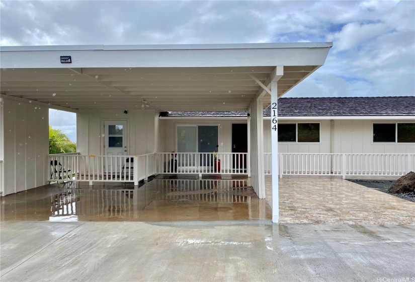 Carport & Driveway