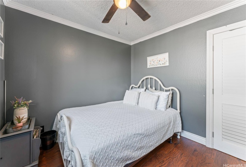 First floor bedroom with HUGE closet