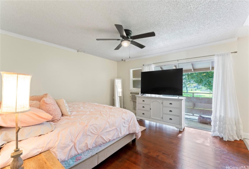 Primary bedroom with lanai