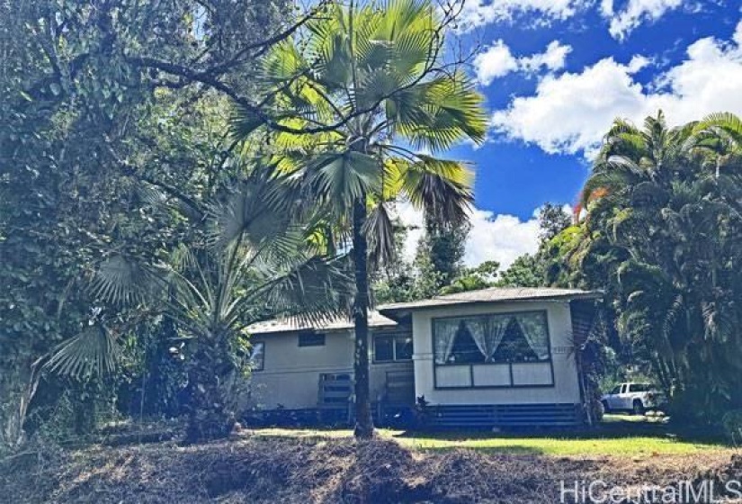 Looking from Limu street at the front of the home...