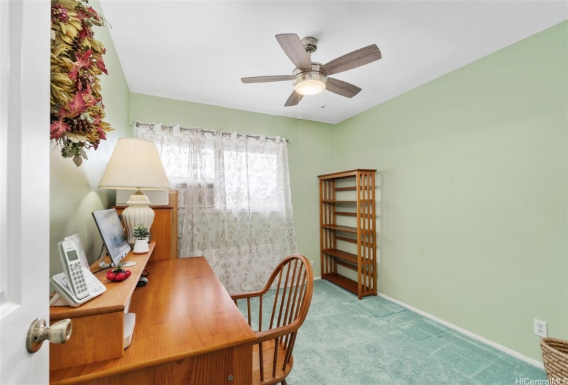 Bedroom 1 would make a great bedroom or home office.  Has a great amount of closet space for storage needs.