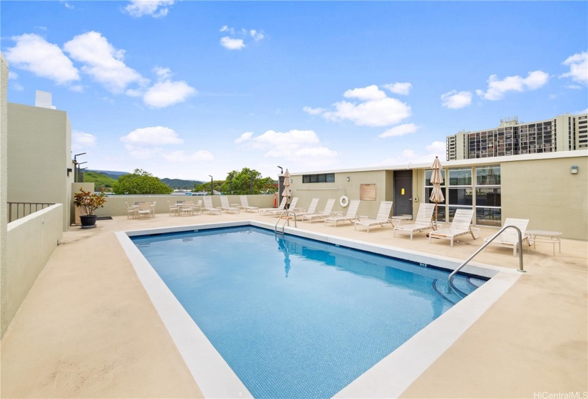 Relax and unwind in the pool.