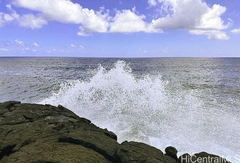 Sea spray off the cliffs outside your back door! 15-857 Paradise Ala Kai Drive...