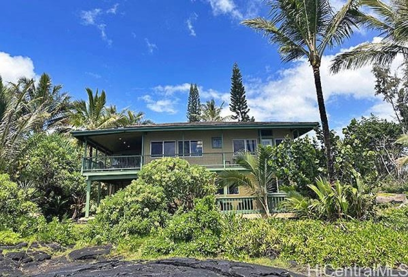 View of your home from the cliffs in back, 15-857 Paradise Ala Kai Drive...