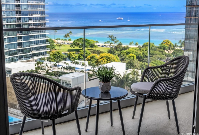 Ocean view from lanai