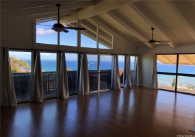 Stunning ocean views from the Living Room!