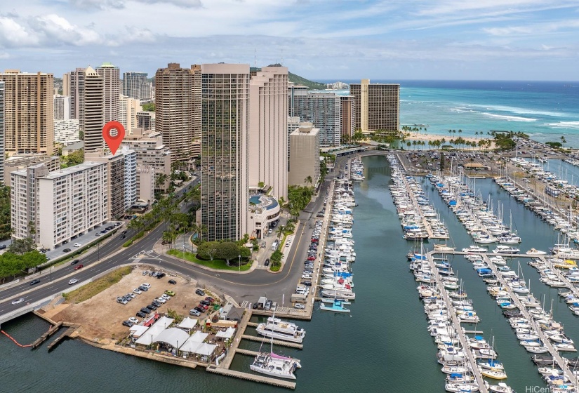 You have a great seat to the parades and even the Honolulu Marathon.