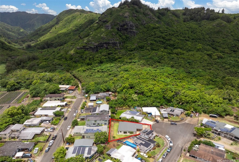 Majestic moutains that can be seen in the backyard