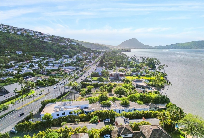 Aerial view of property toward Koko Head and Hawaii Kai