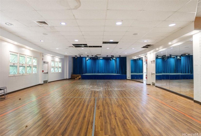 Commercial structure, former auditorium