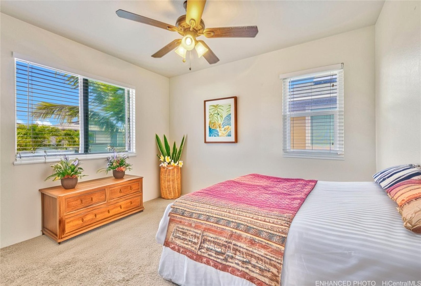 Guest Bedroom. Virtually staged & enhanced.