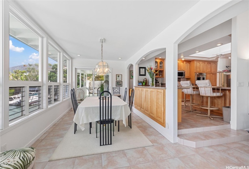 dining area is a legal addition. Imagine eating your meals here and looking out at the water every day!