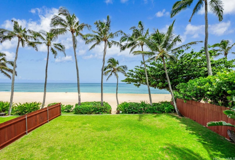 Beach & Ocean Views From Upstairs Lanai