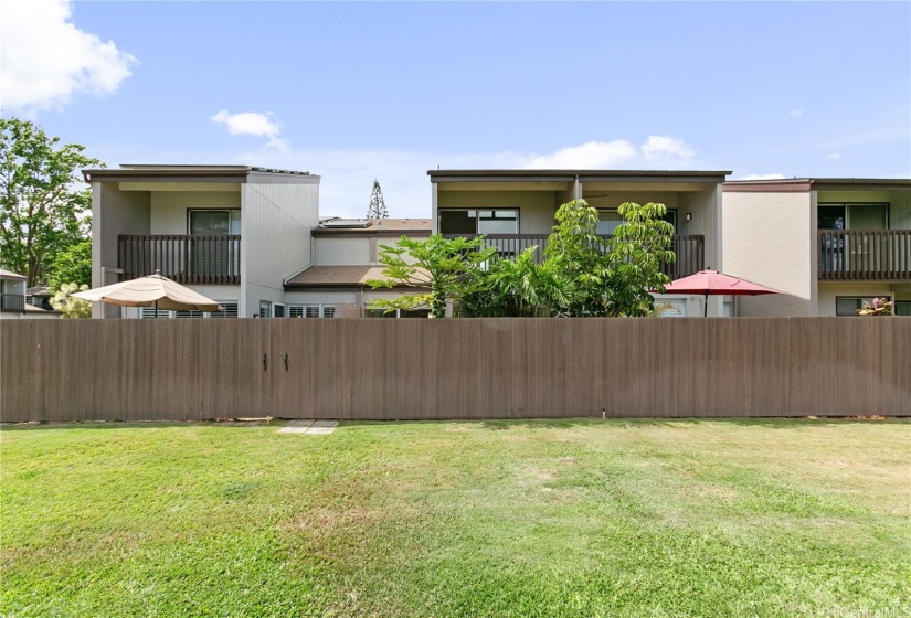 Green Space by back yard