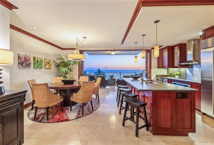 More seating at the kitchen island