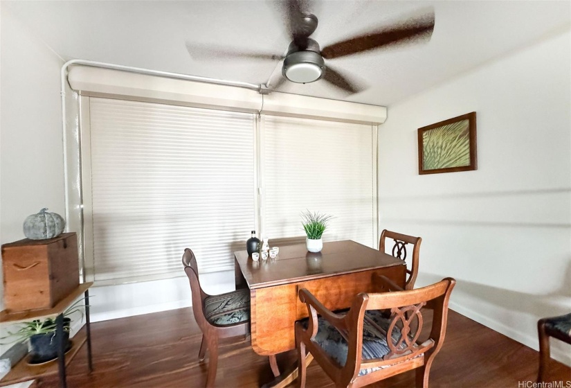 Enclosed lanai with closed storm shutters