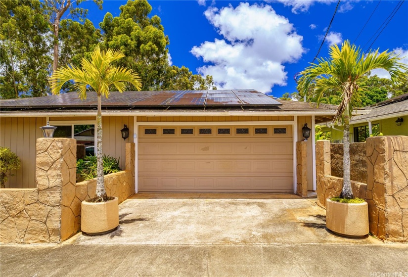 Spacious 2 car garage.