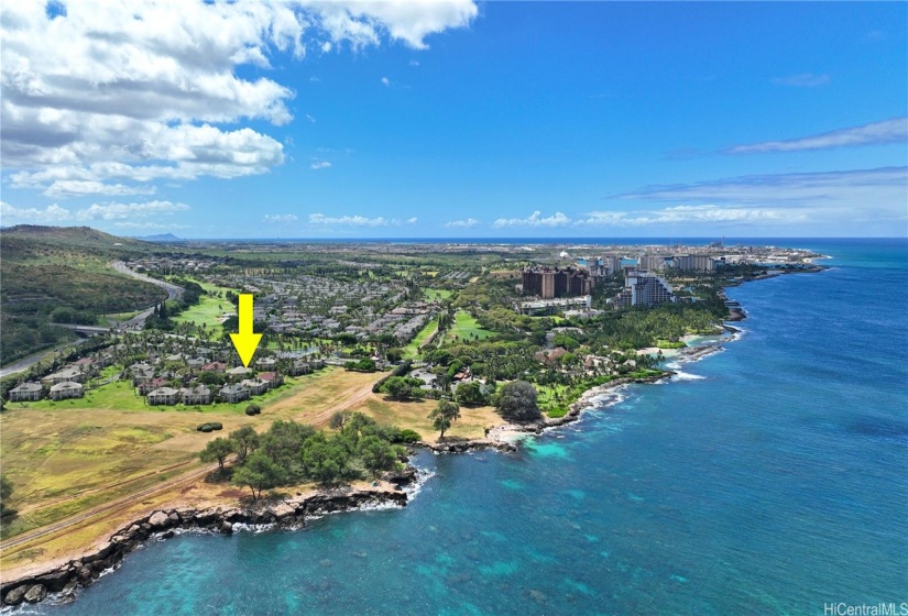 Areal photo of Kai Lani and Ko Olina