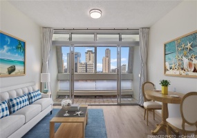 Extraordinary views from this 1BR 1 Ba Unit (Enhanced with virtual furnishings)