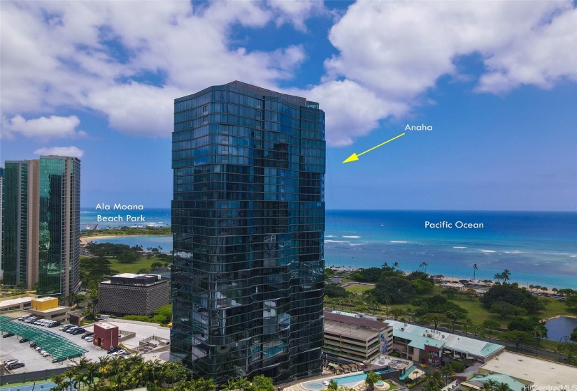 Anaha, one of the most exquisite newer Luxury developments in Kakaako --Honolulu area . Architect designed by Solomon Cordwell Buenz, in partnership with Benjamin Woo Architects. Design is simply luxury at its finest.