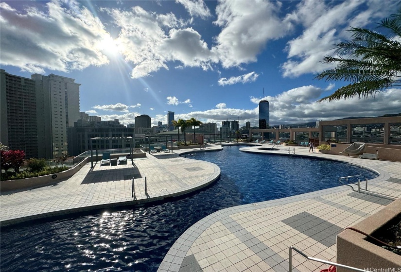 3 Large Pools at Pool Deck